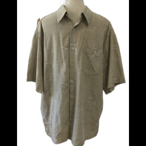 Harley-Davidson Shirt Men's Size XL Color Beige Hawaiian Short Sleeve Shirt